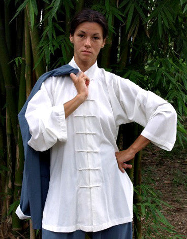 White Tai Chi Shirt - Wudang Store