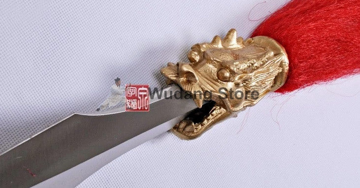 Dragon Head Stainless Steel Qiang - Wudang Store